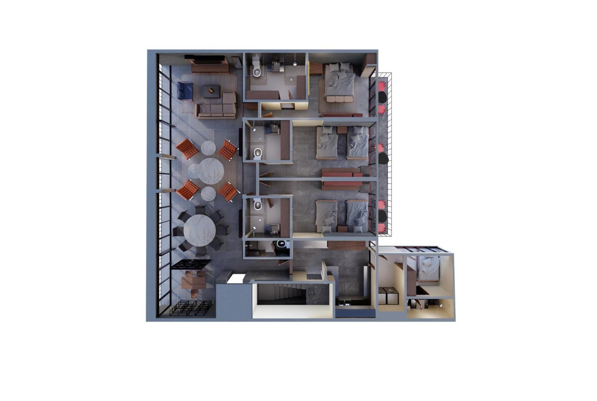 Capitalia - Luxury Apartments - Polanco Moliere Mexico by Rom bilde